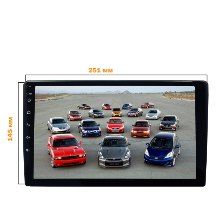 Штатная магнитола 9 дюймов для Dongfeng AX7 LeTrun 2737-5433 JAC Android 8 MTK-L 1+16 Gb